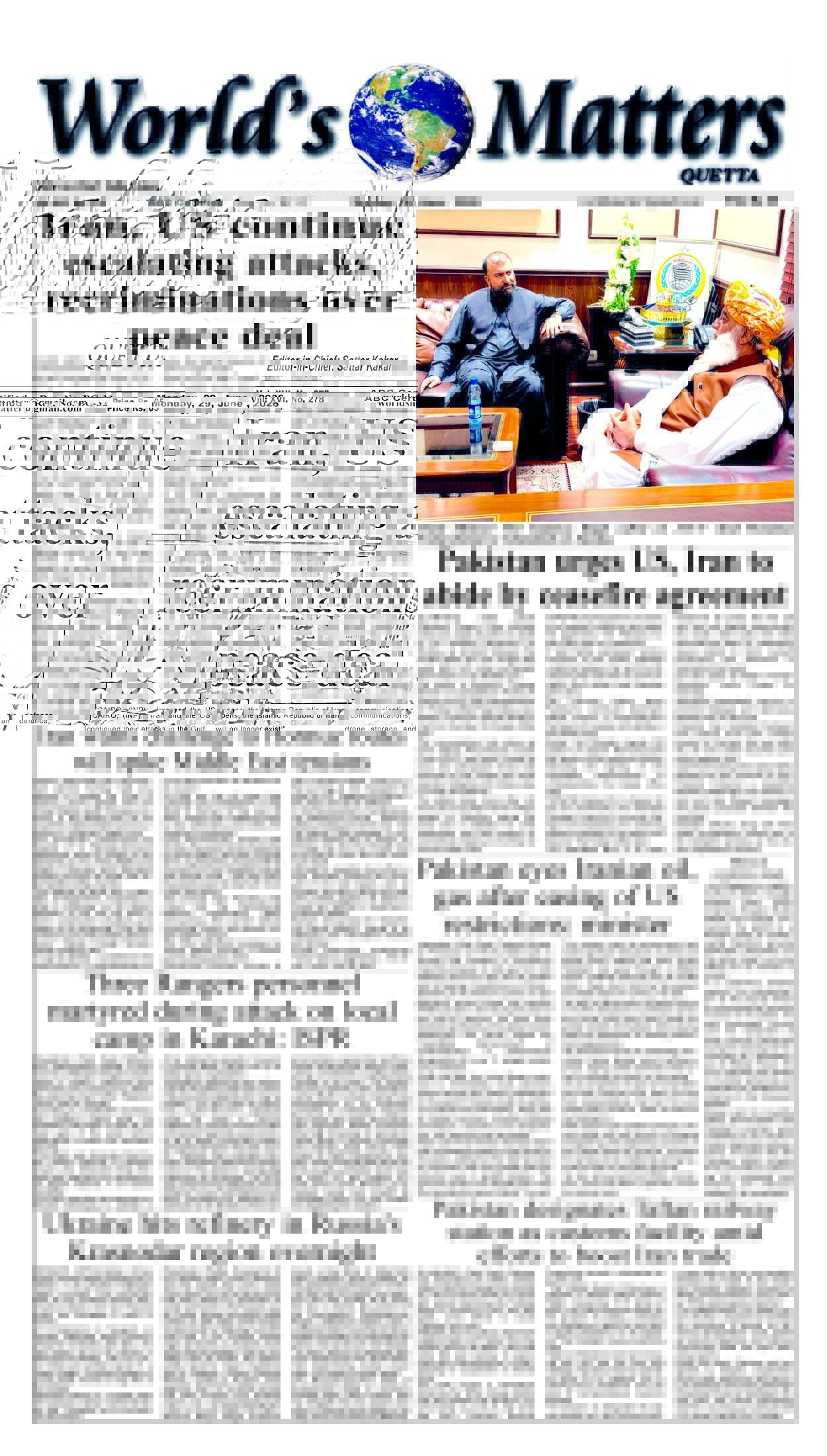 Monday: 29.06.2026 - Page 1