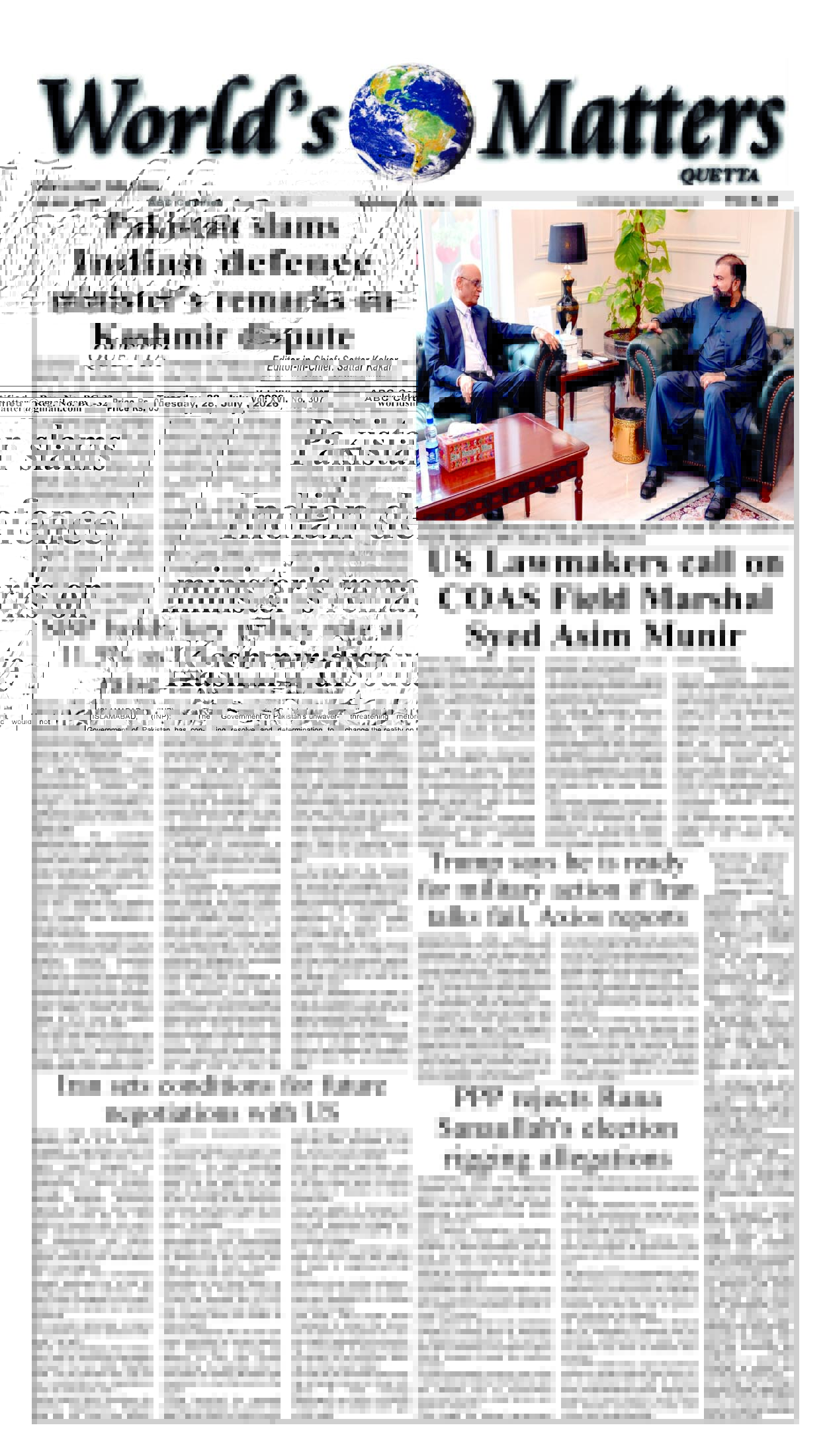 Tuesday: 28.07.2026 - Page 1